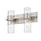Z-Lite Lawson 2 Light Vanity, Brushed Nickel & Clear 343-2V-BN - alternate 5